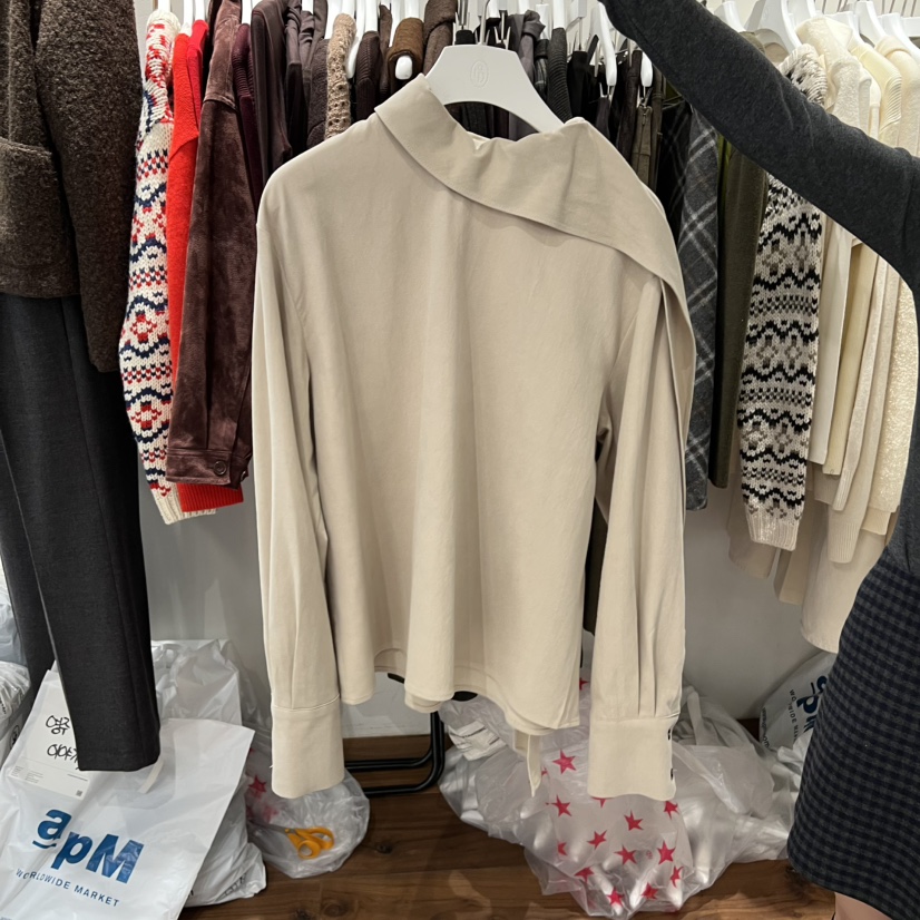 UNDERSTANDING東大門㊣代購女裝新款真品休閑時尚襯衫蕾絲衫UNDERSTANDING襯衫/蕾絲衫