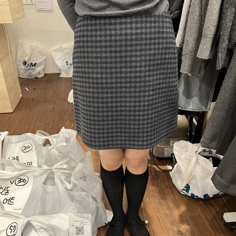 UNDERSTANDING東大門㊣代購女裝新品真品熱賣時尚25秋冬短裙UNDERSTANDING短裙