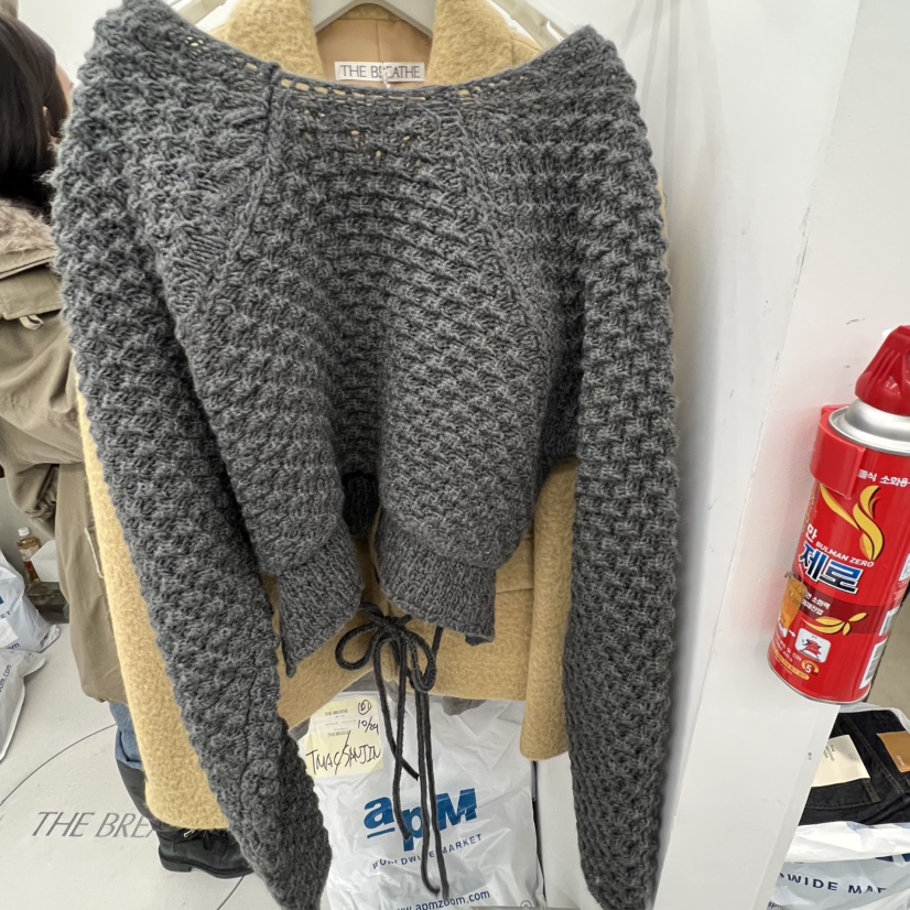 BREATHE東大門㊣實拍女士新品25秋冬時尚人氣休閑針織衫羊毛BREATHE針織衫