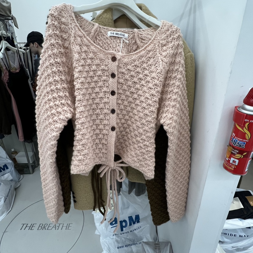 BREATHE東大門㊣實拍女士新品25秋冬時尚人氣休閑針織衫羊毛BREATHE針織衫