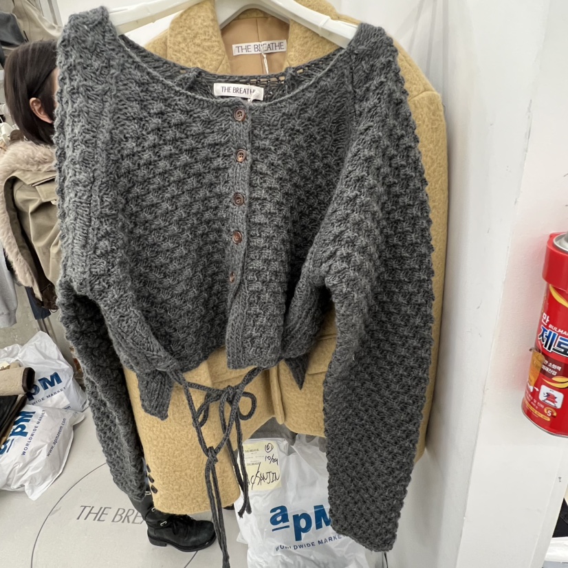 BREATHE東大門㊣實拍女士新品25秋冬時尚人氣休閑針織衫羊毛BREATHE針織衫圖色3