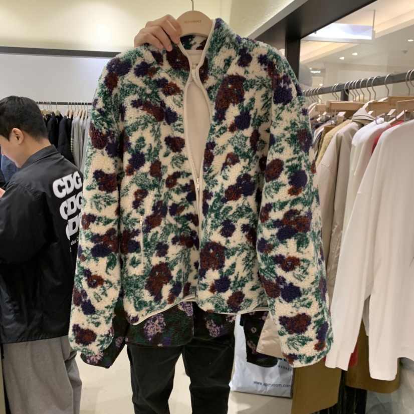 SELF SERVICE東大門㊣實拍女士新款人氣職業真品25秋冬夾克絨SELF SERVICE夾克