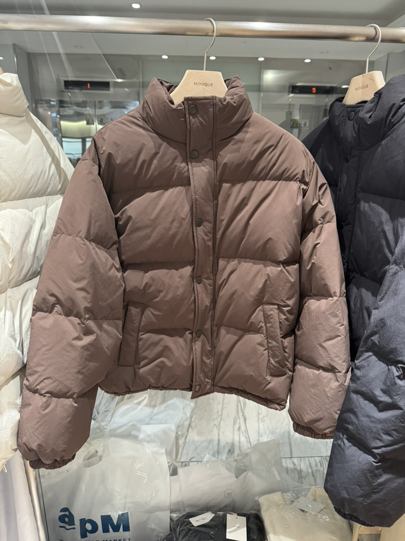 MONIQUE東大門㊣代購女士新品人氣時尚職業休閑短款羽絨服絨MONIQUE短款羽絨服圖色2