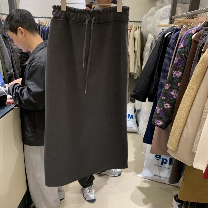 SELF SERVICE東大門㊣直郵女裝新款真品熱賣職業長裙人字紋SELF SERVICE長裙圖色2