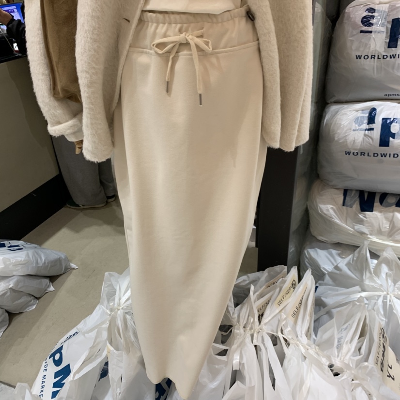SELF SERVICE東大門㊣直郵女裝新款真品熱賣職業長裙人字紋SELF SERVICE長裙圖色3