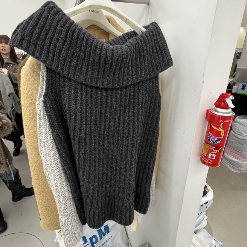 BREATHE韓國代購㊣女士新品休閑熱賣25秋冬真品推薦時尚針織衫BREATHE針織衫