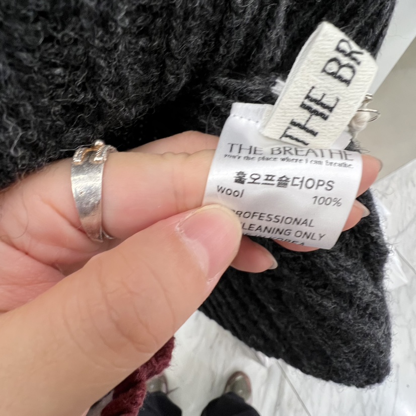 BREATHE韓國代購㊣女士新品休閑熱賣25秋冬真品推薦時尚針織衫BREATHE針織衫