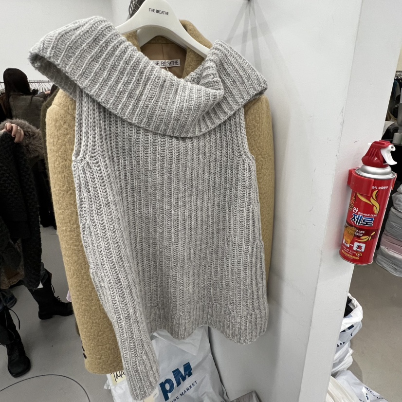 BREATHE韓國代購㊣女士新品休閑熱賣25秋冬真品推薦時尚針織衫BREATHE針織衫圖色2