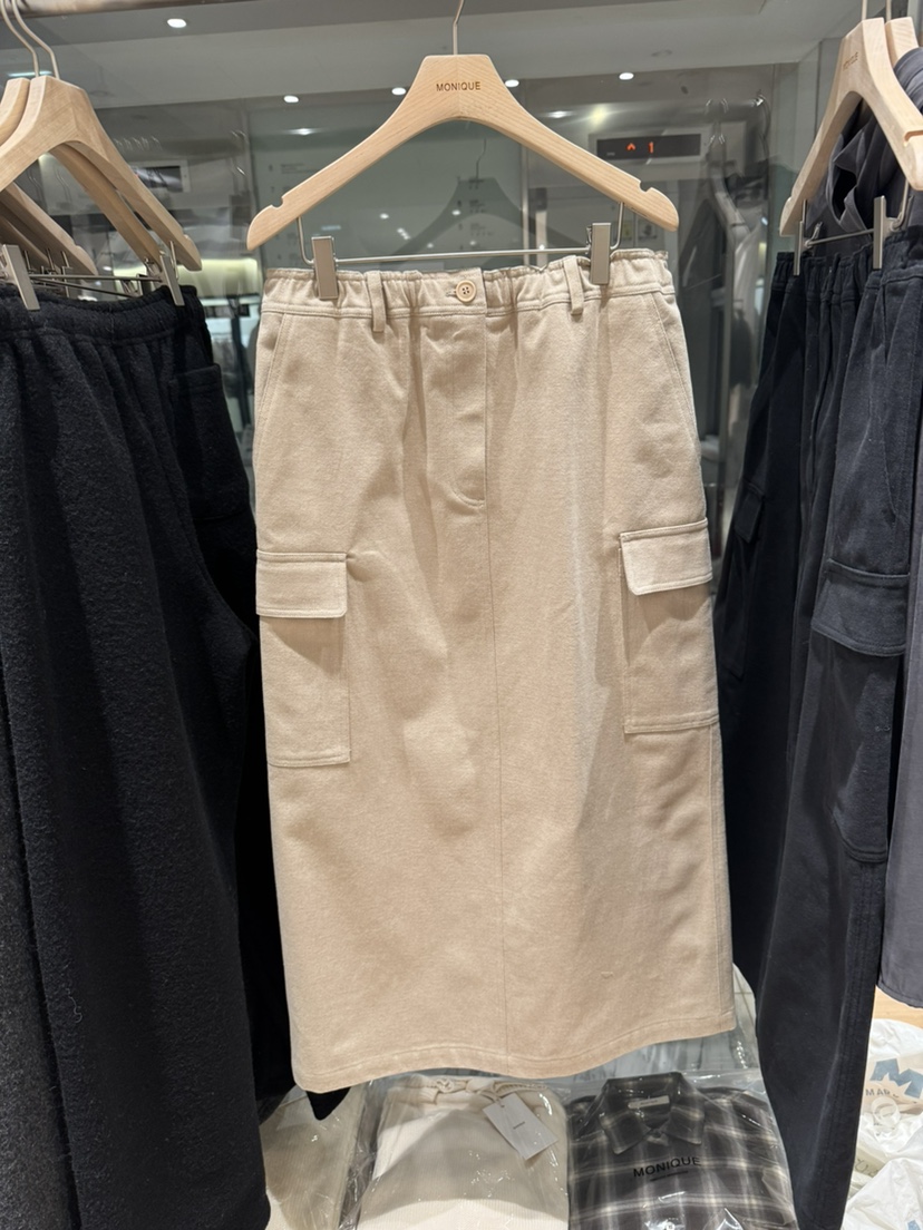 MONIQUE東大門㊣代購女士新款休閑職業推薦半身裙中短裙工裝MONIQUE半身裙/中短裙