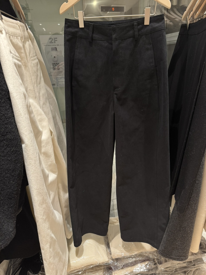 MONIQUE韓國代購㊣女裝新款25秋冬熱賣人氣休閑真品職業休閑褲MONIQUE休閑褲圖色2