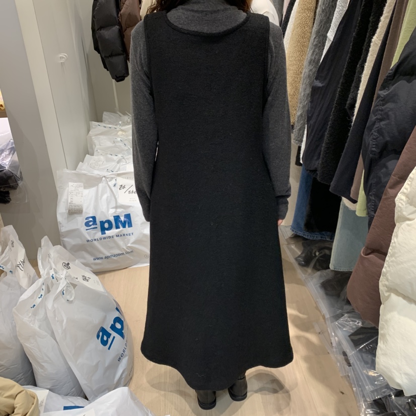 LIFFEY東大門㊣實拍女士新款25秋冬熱賣休閑連衣裙不含內搭LIFFEY連衣裙