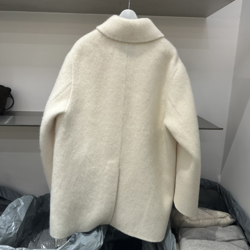 GALLERY-P東大門㊣直郵女士新款職業時尚推薦短款大衣羊駝毛GALLERY短款大衣