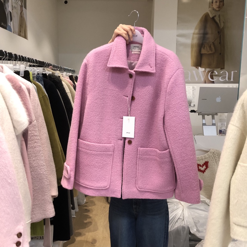 RUMIRU/AWEAR東大門㊣直郵女士新品真品職業熱賣推薦短款大衣awear/RUMIRU短款大衣