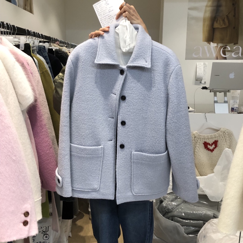 RUMIRU/AWEAR東大門㊣直郵女士新品真品職業熱賣推薦短款大衣awear/RUMIRU短款大衣圖色2