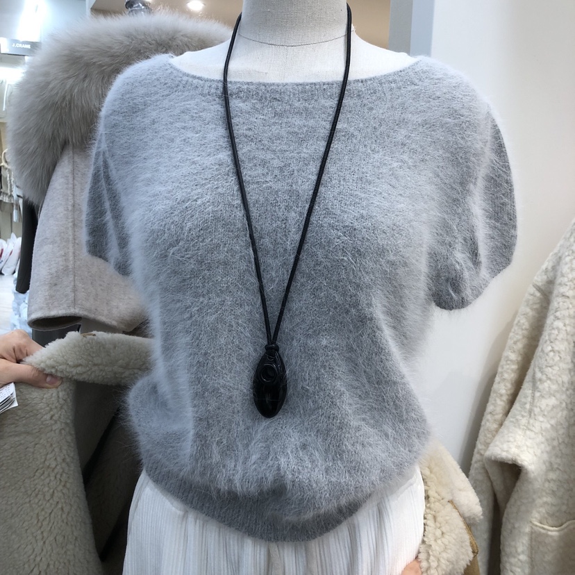 RUMIRU/AWEAR東大門㊣代購女裝新款人氣職業推薦針織衫安哥拉awear/RUMIRU針織衫圖色2