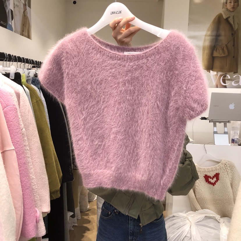 RUMIRU/AWEAR東大門㊣代購女裝新款人氣職業推薦針織衫安哥拉awear/RUMIRU針織衫圖色3