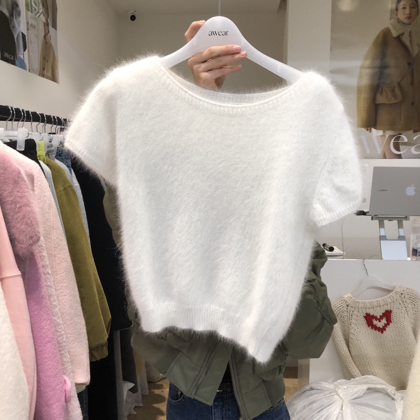 RUMIRU/AWEAR東大門㊣代購女裝新款人氣職業推薦針織衫安哥拉awear/RUMIRU針織衫圖色4