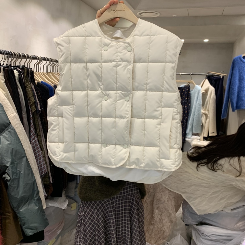 LOGROAD東大門㊣實拍女士新款25秋冬推薦人氣真品職業休閑馬甲LOG ROAD馬甲圖色4