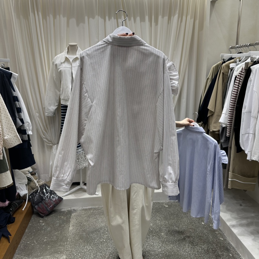 AFTERNOON東大門㊣實拍女裝新款熱賣人氣真品休閑襯衫蕾絲衫AFTERNOON襯衫/蕾絲衫