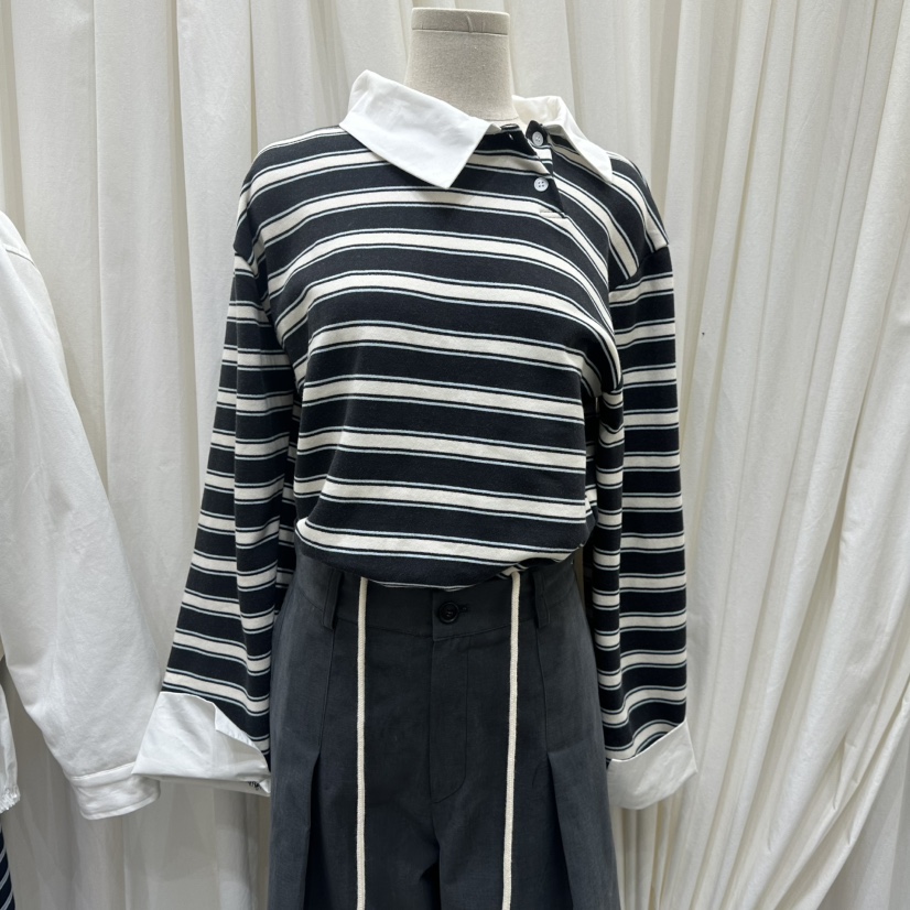 AFTERNOON韓國直郵㊣女士新款時尚人氣休閑25秋冬推薦長袖T恤AFTERNOON長袖T恤