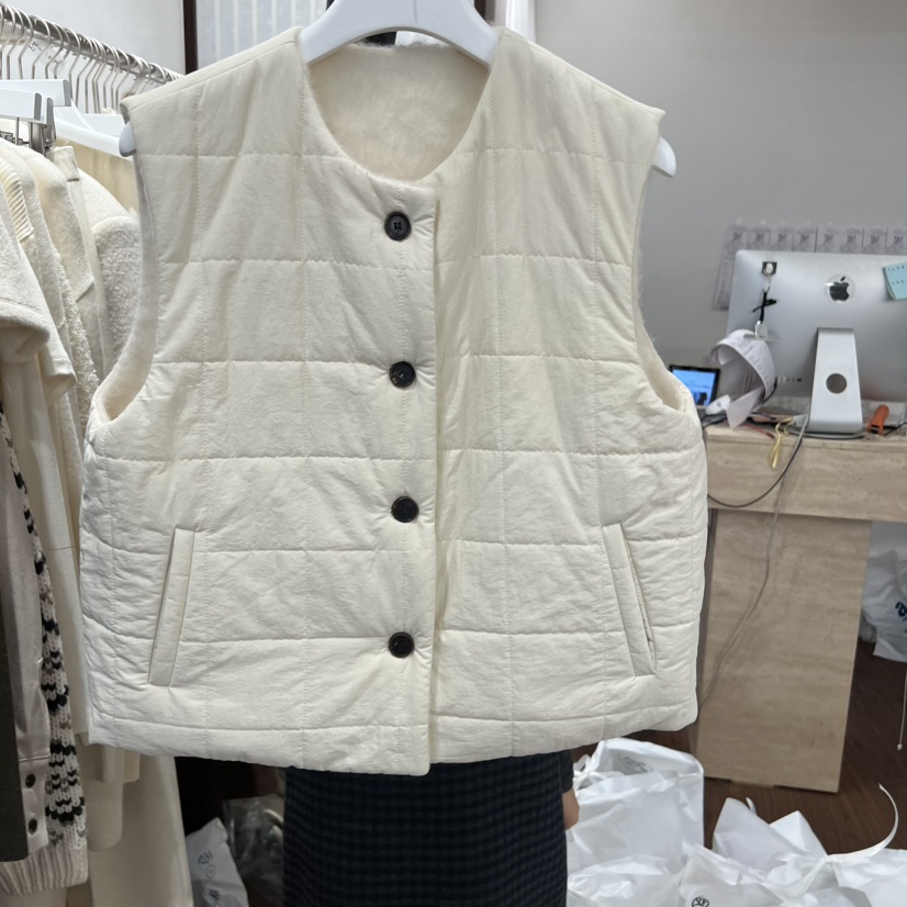 UNDERSTANDING韓國代購㊣女士新款休閑熱賣人氣推薦馬甲雙面UNDERSTANDING馬甲圖色2