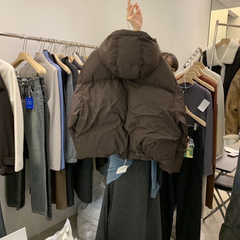 PHILO東大門㊣實拍女士新品人氣真品時尚25秋冬短款羽絨服絨PHILO短款羽絨服