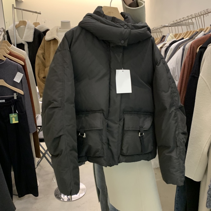 PHILO東大門㊣實拍女士新品人氣真品時尚25秋冬短款羽絨服絨PHILO短款羽絨服圖色3