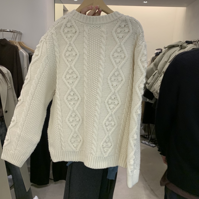 PHILO韓國直郵㊣女裝新款時尚真品25秋冬職業人氣針織衫紐扣PHILO針織衫