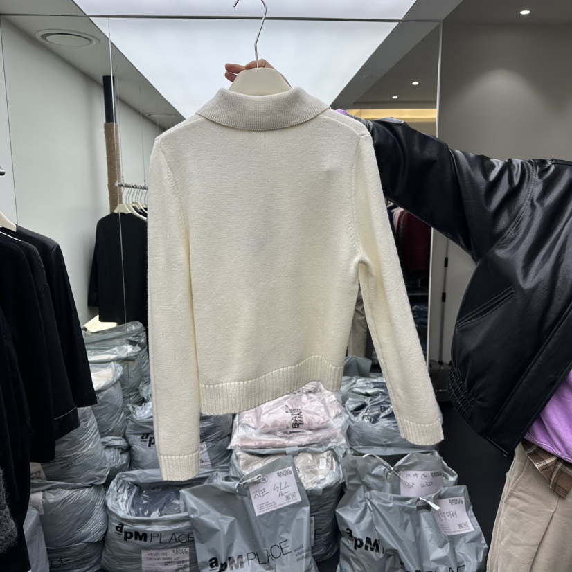 BANUL韓國直郵㊣女士新款熱賣時尚25秋冬職業休閑針織衫開衫BANUL針織衫