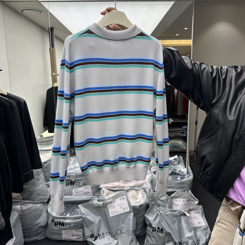 BANUL韓國直郵㊣女裝新品職業真品時尚25秋冬推薦熱賣針織衫BANUL針織衫