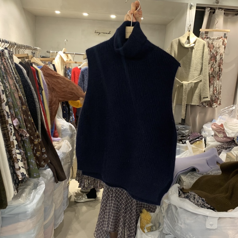 LOGROAD東大門㊣代購女裝新款熱賣推薦職業時尚25秋冬馬甲浣熊LOG ROAD馬甲圖色3