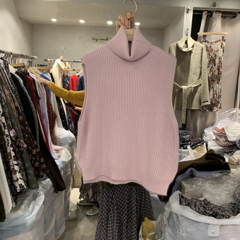 LOGROAD東大門㊣代購女裝新款熱賣推薦職業時尚25秋冬馬甲浣熊LOG ROAD馬甲圖色5