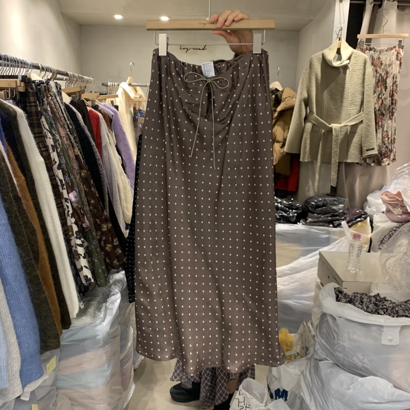 LOGROAD東大門㊣實拍女士新品25秋冬休閑熱賣職業半身裙中短裙LOG ROAD半身裙/中短裙圖色2