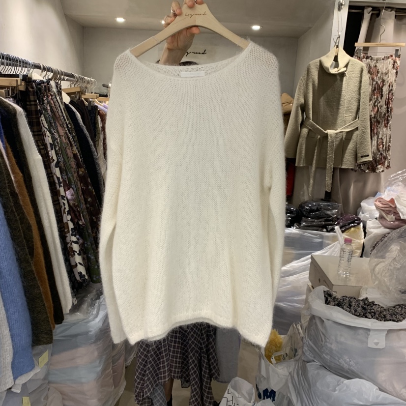 LOGROAD東大門㊣直郵女裝新款人氣真品休閑25秋冬時尚針織衫LOG ROAD針織衫圖色2