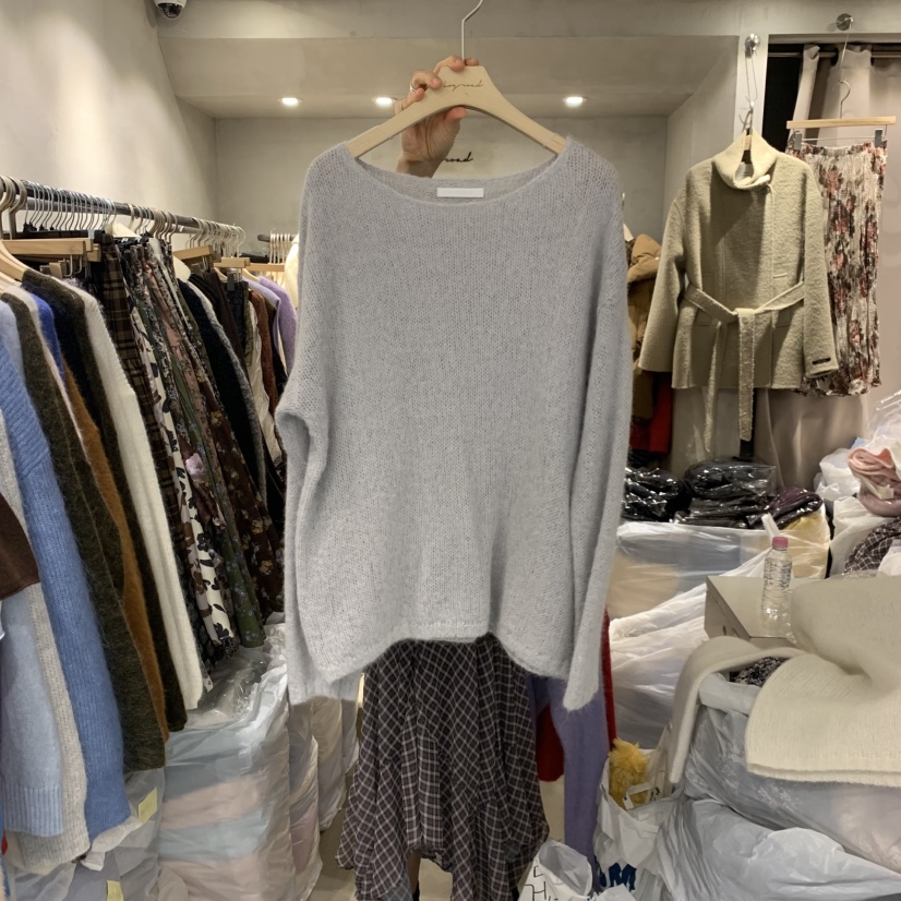 LOGROAD東大門㊣直郵女裝新款人氣真品休閑25秋冬時尚針織衫LOG ROAD針織衫圖色3