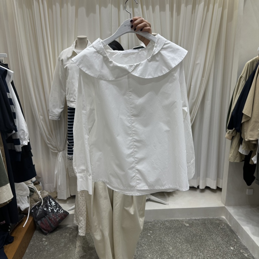 AFTERNOON東大門㊣實拍女裝新款真品職業25秋冬熱賣襯衫蕾絲衫AFTERNOON襯衫/蕾絲衫