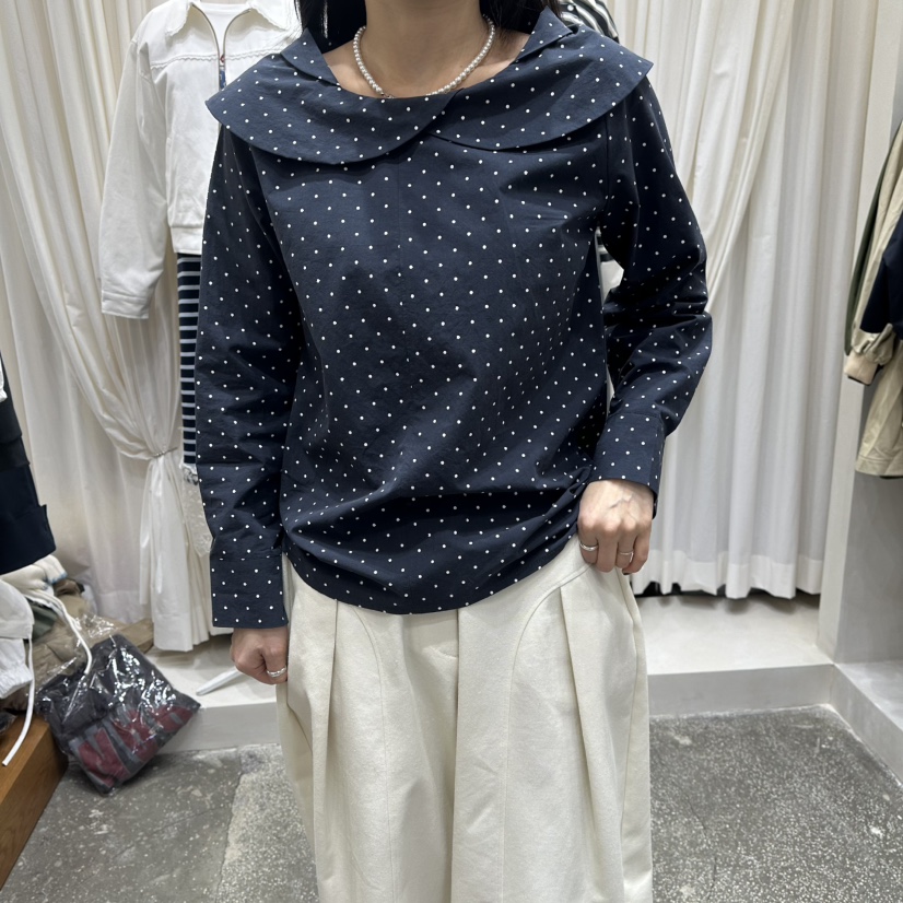 AFTERNOON東大門㊣實拍女裝新款真品職業25秋冬熱賣襯衫蕾絲衫AFTERNOON襯衫/蕾絲衫圖色3