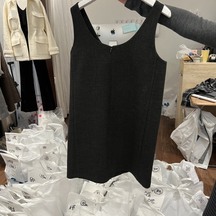 UNDERSTANDING韓國直郵㊣女裝新款25秋冬休閑人氣職業連衣裙UNDERSTANDING連衣裙