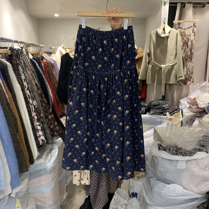 LOGROAD東大門㊣實拍女士新款人氣25秋冬真品職業半身裙中短裙LOG ROAD半身裙/中短裙圖色2