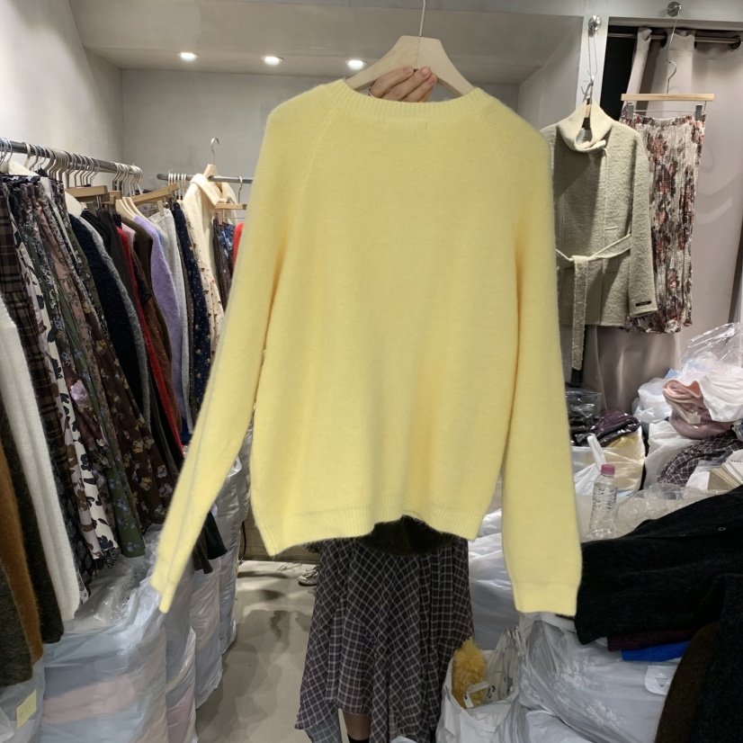 LOGROAD東大門㊣直郵女裝新款人氣推薦熱賣真品職業25秋冬針織衫LOG ROAD針織衫