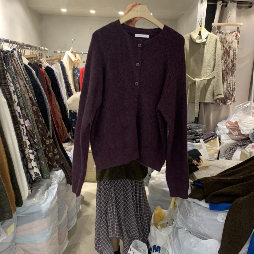 LOGROAD東大門㊣直郵女裝新款人氣推薦熱賣真品職業25秋冬針織衫LOG ROAD針織衫圖色3