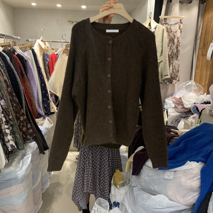 LOGROAD東大門㊣直郵女裝新款人氣推薦熱賣真品職業25秋冬針織衫LOG ROAD針織衫圖色4