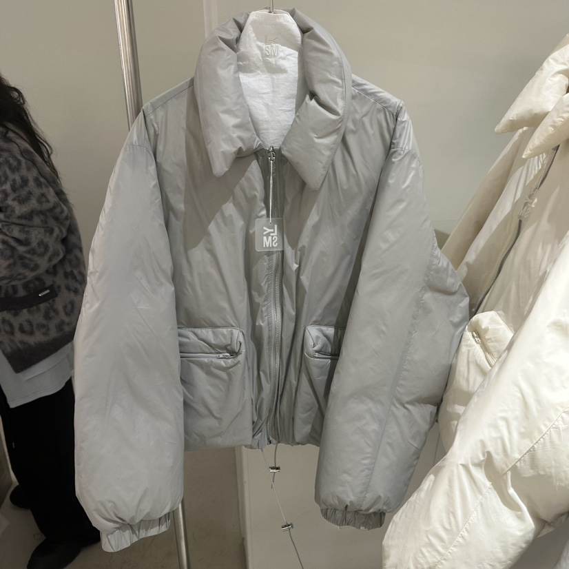 LOVE YOU SO MUCH/MORE THAN YESTERDAY韓國直郵㊣女士新品25秋冬短款羽絨服里外穿口袋鴨絨LYSM/MORE THAN YESTERDAY短款羽絨服