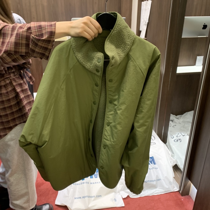 PEANUT BUTTER東大門㊣直郵女士新款25秋冬夾克雙面抓絨兩面穿PEANUT BUTTER夾克