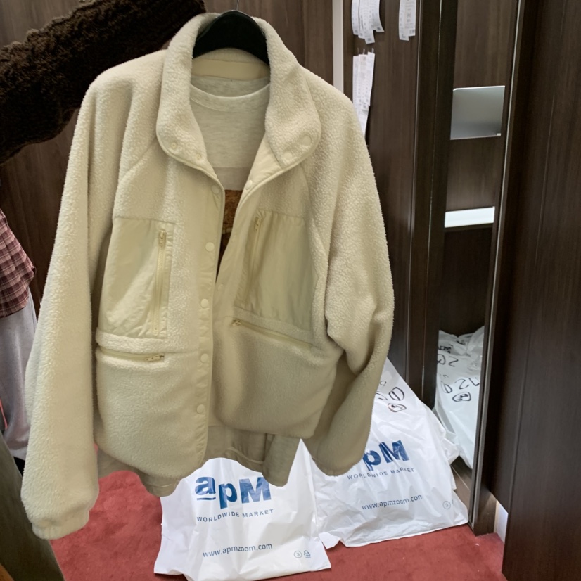PEANUT BUTTER東大門㊣直郵女士新款25秋冬夾克雙面抓絨兩面穿PEANUT BUTTER夾克