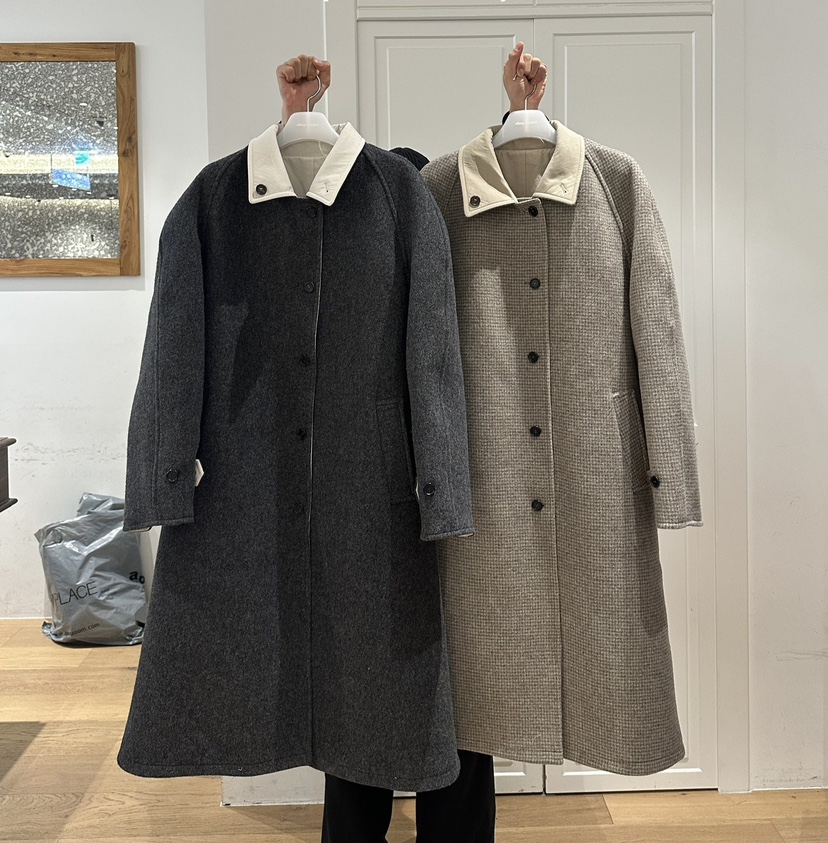 WE ARE/WELOVER韓國直郵㊣女裝新款熱賣中長款大衣里外穿SHOP_WE ARE中長款大衣