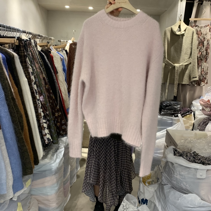 LOGROAD東大門㊣代購女士新品人氣休閑職業真品熱賣針織衫羊駝LOG ROAD針織衫圖色2