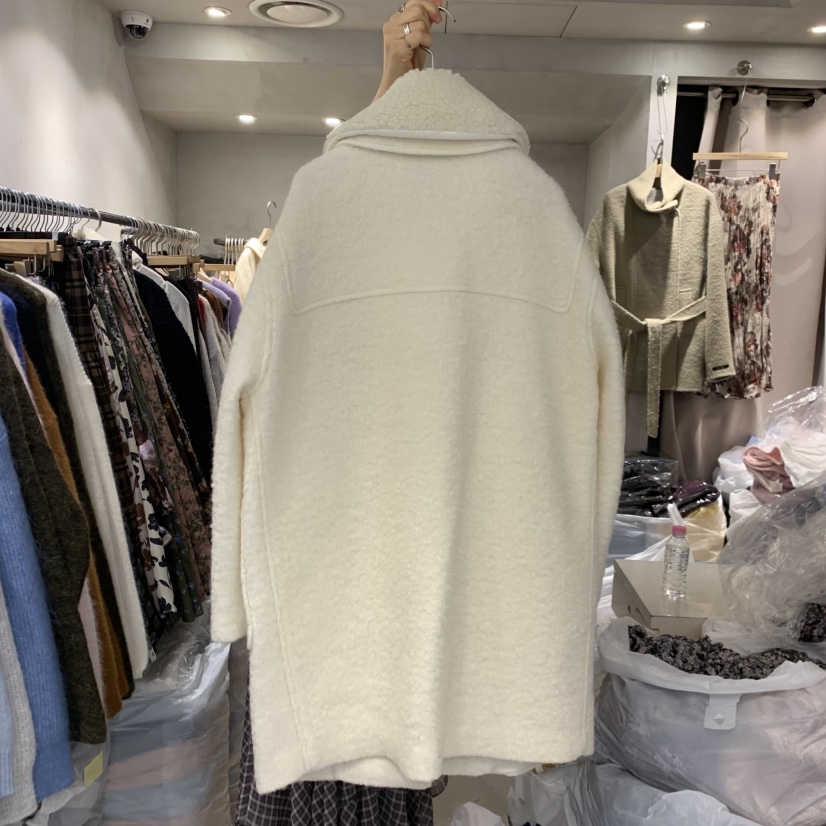 LOGROAD韓國代購㊣女士新品時尚人氣職業25秋冬推薦中長款大衣LOG ROAD中長款大衣