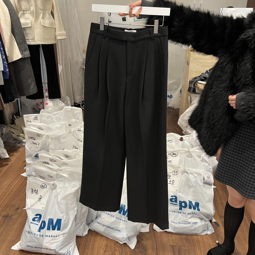 UNDERSTANDING韓國直郵㊣女裝新品人氣職業真品時尚25秋冬休閑褲UNDERSTANDING休閑褲圖色3