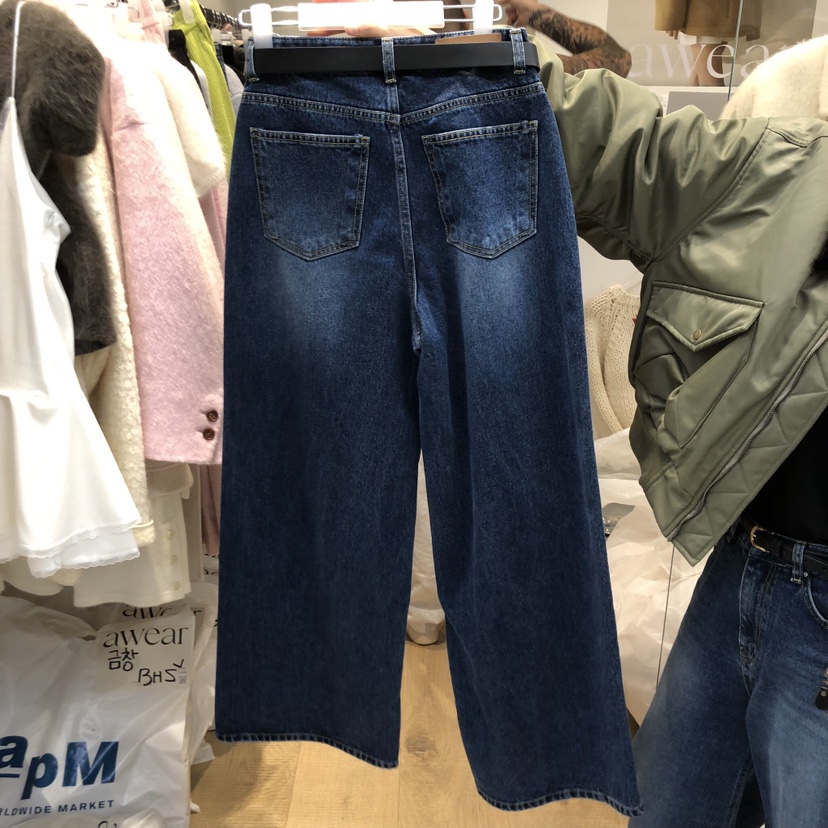 RUMIRU/AWEAR東大門㊣直郵女士新款熱賣25秋冬牛仔褲不含腰帶awear/RUMIRU牛仔褲